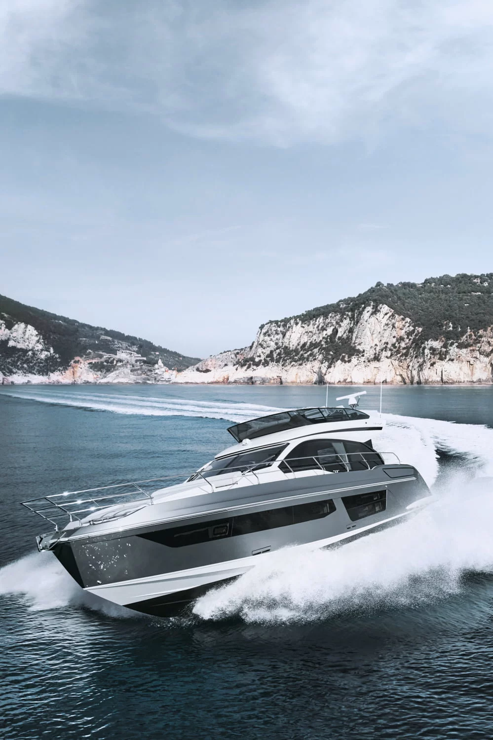 1 Giorno in Barca Costa Smeralda - Green Charter Azimut-Fly-53-Running-5